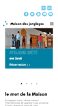 Mobile Screenshot of maisondesjonglages.fr